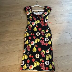 Besos Biquinis Las Frutas Midi dress